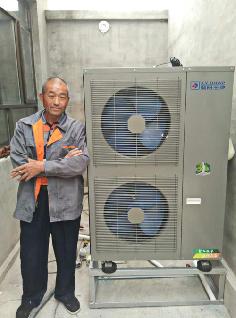 聚陽王牌煤改電空氣能安裝順義用戶案例